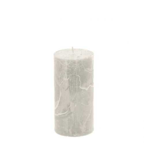 Ensfarvede lys grå 50x100mm 4 stk