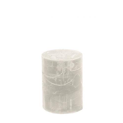 Ensfarvede lys grå 60x80mm 4 stk