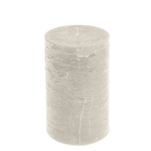 Floristik24 Ensfarvede lys grå 85x150mm 2stk