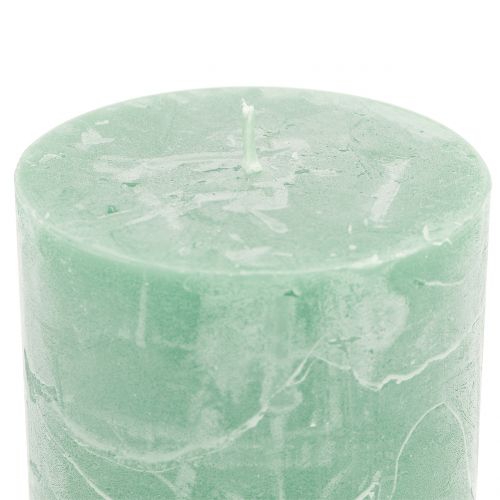 Artikel Ensfarvede lys lysegrønne 60x80mm 4 stk