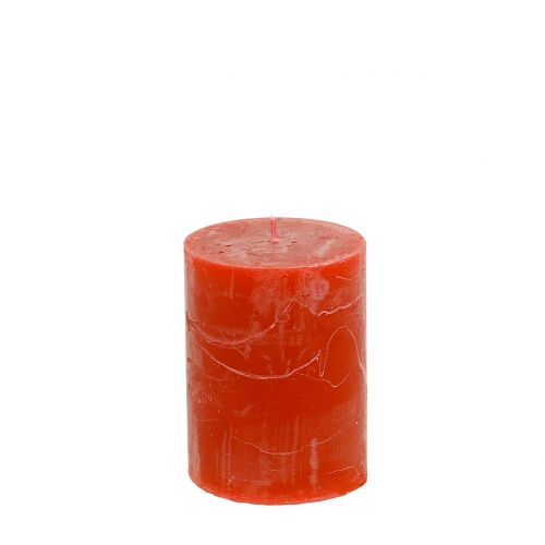 Farvede lys orange 60x80mm 4stk