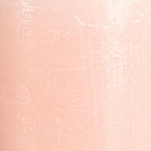 Artikel Ensfarvede lys pink søjle lys lys pink 70×120mm 4 stk.