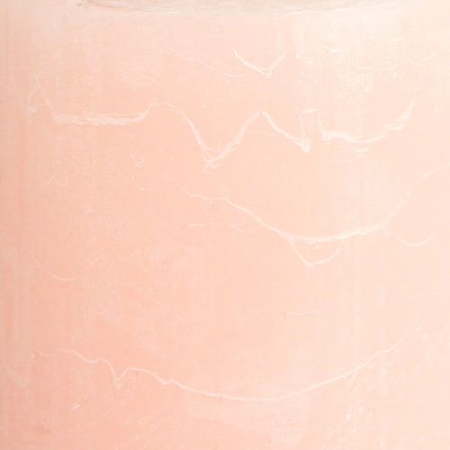 Artikel Ensfarvede lys pink søjle lys lys pink 85×120mm 2 stk.
