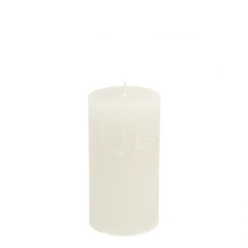 Artikel Ensfarvede lys hvide 50x100mm 4 stk