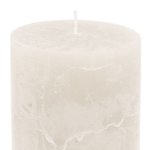 Artikel Ensfarvede lys hvide 85x120mm 2 stk