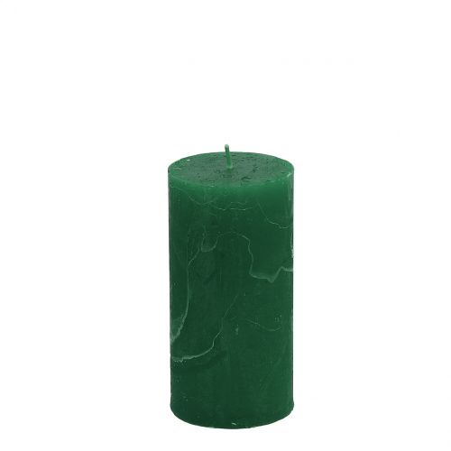 Artikel Ensfarvede lys mørkegrønne 50x100mm 4 stk