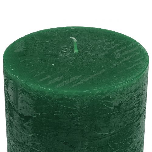 Artikel Ensfarvede lys mørkegrønne 50x100mm 4 stk