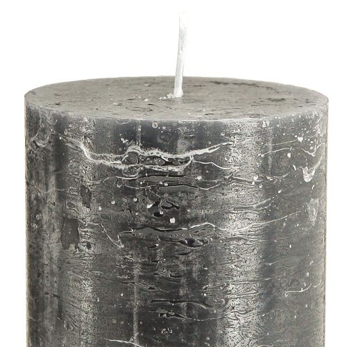 Artikel Ensfarvede søjlelys i antracit 85x200mm 2 stk.