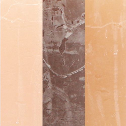 Artikel Ensfarvede bloklys 3 farver brune 60×100 mm 12 stk.