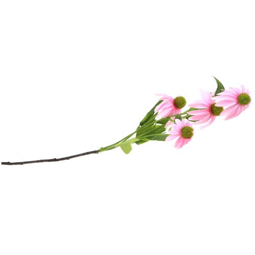 Floristik24 Echinacea blomst kunstig lyserosa 90 cm