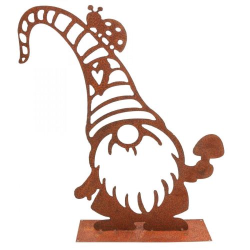 Floristik24 Patina dekorativ nisse metal dekorativ stand H43cm