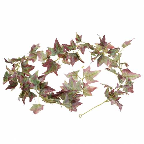 Floristik24 Ivy Garland Green, Bourgogne 182,5 cm