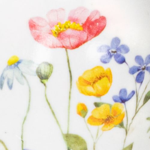 Artikel Påskeæg med forårs- og blomstermotiver, påskedekoration af høj kvalitet, 6 cm, 6 stk.