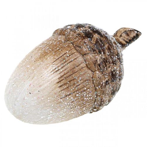 Floristik24 Dekoration agern sneet keramisk dekoration efterår 14×7,5×7,5cm 3 stk.