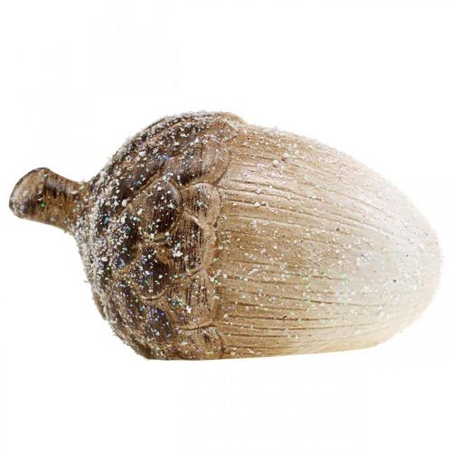 Floristik24 Dekoration agern sneet keramisk dekoration efterår 14×7,5×7,5cm 3 stk.