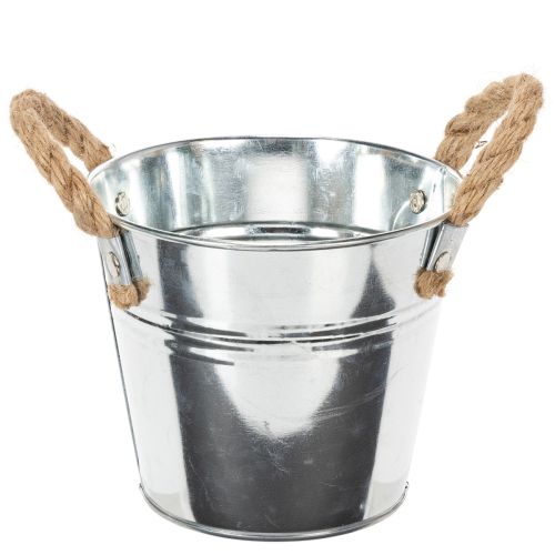 Spand med rebhåndtag Ø14cm H12cm købe | Floristik24.dk