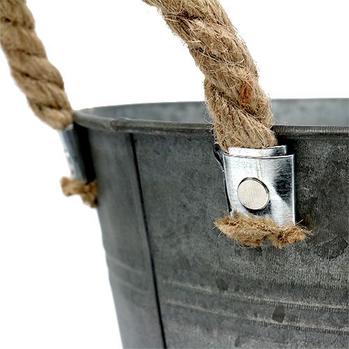 Floristik24 Spand antik Ø25cm H24cm 2stk