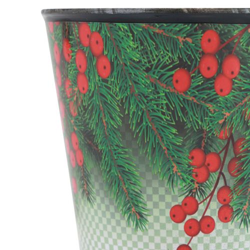 Floristik24 Urtepotte juleplantespand Ilex Ø15,5cm H13cm