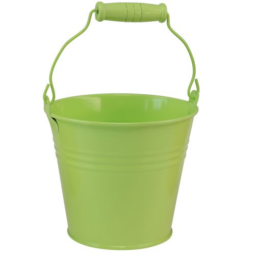 Artikel Spand med hank primula potte metal pastel 11,5×8,5cm 8 stk