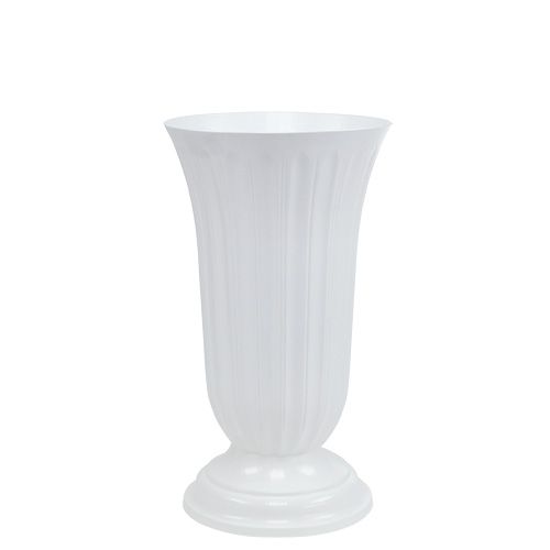 Artikel Lilia vase hvid Ø16cm 1 stk