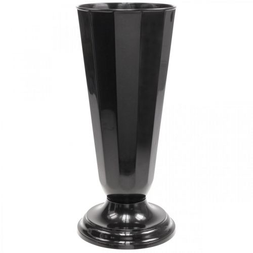 Justeringsvase Szwed Sort Ø19cm