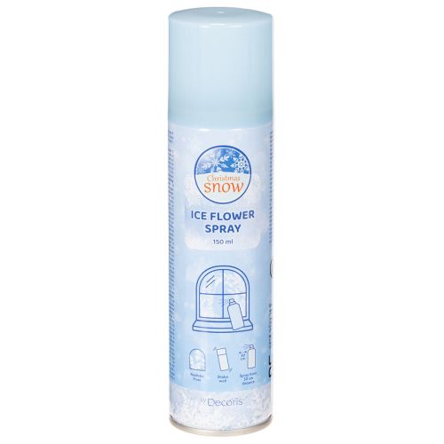 Isblomstspray Dekorationsspray til vinduer og vinterdekorationer på glas 150 ml