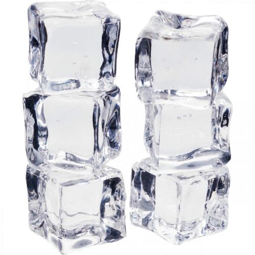 Floristik24 Dekorative isterninger, sommerdekoration, kunstis 3cm 6 stk