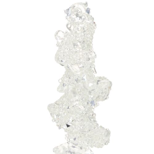Artikel Istaptrædekoration med glitter vinterdekoration 17,5 cm 4 stk.
