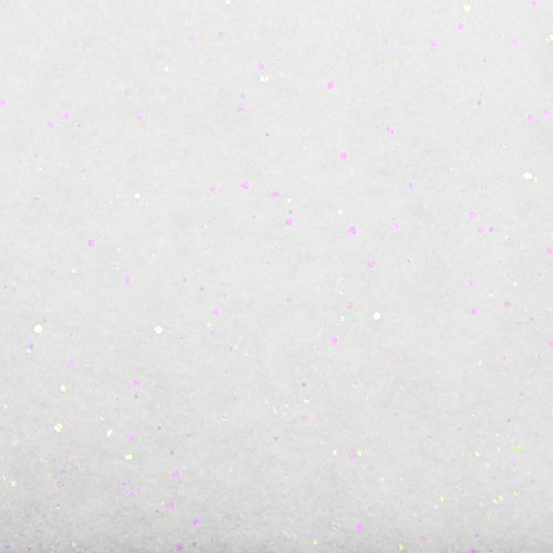 Artikel Istapsguirlande snefleece med glitterkant 13×180cm 6stk