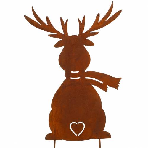 Elk patina til stick H58cm