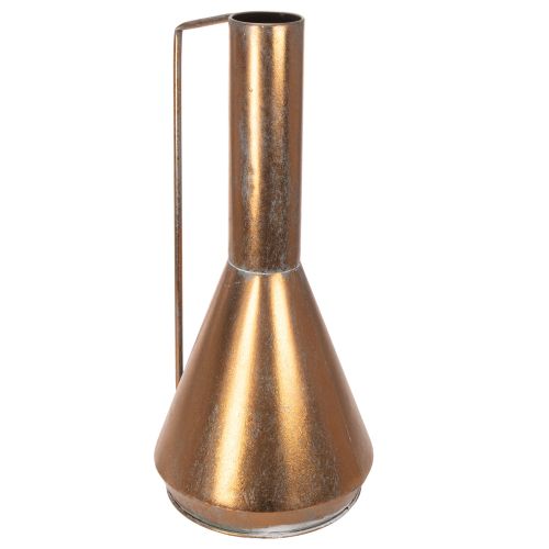 Elegant gulvvase, vintage stil, orientalsk, dekorativ kande i kobberfarvet metal, Ø27 cm H58 cm købe | Floristik24.dk