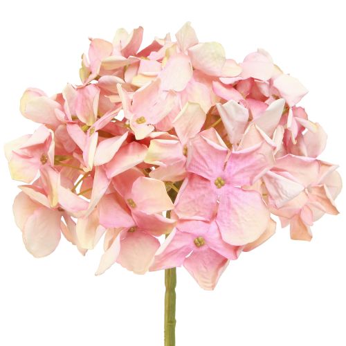 Floristik24 Elegant kunsthortensia i pastel pink 58cm 2stk