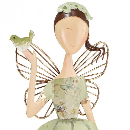 Floristik24 Alffigurer Metaldekoration Hjertefugl H55cm/60cm 2stk