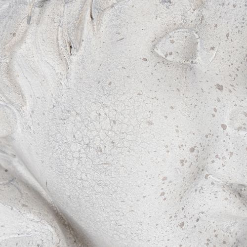 Artikel Dekorativt nissehoved til stilfuld have- og stueindretning, grå, 30 cm