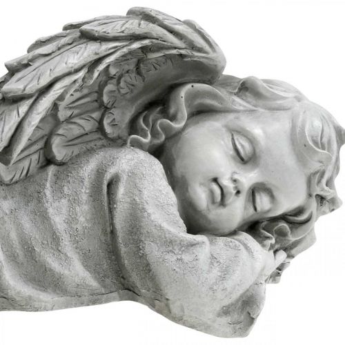 Floristik24 Engel til gravfiguren liggende hoved højre 30×13×13cm