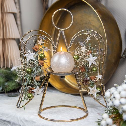 Floristik24 Engle dekoration metal engle bordpynt jul 33×18×37,5cm