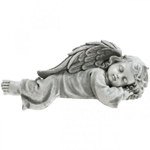Floristik24 Engel til gravfiguren liggende hoved højre 30×13×13cm