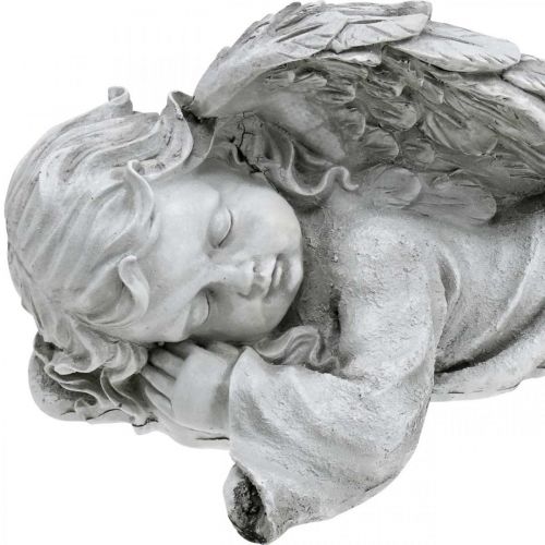 Floristik24 Engel til gravfiguren liggende hoved venstre 30×13×13cm