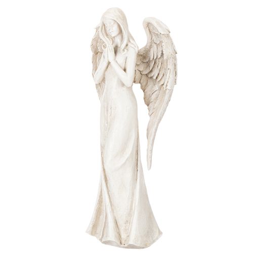 Englefigur stående og bedende, dekoration, 36 cm | Floristik24.dk