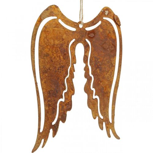 Floristik24 Englevinger metal deco bøjle patina dekoration 19,5cm 3 stk