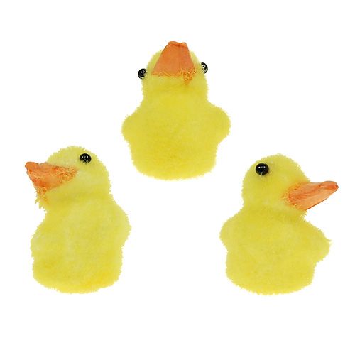 Floristik24 Duck mini 4cm flokgul 12stk