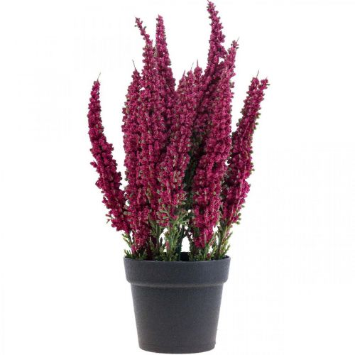 Floristik24 Erika lilla lyngkost lyng kunstplante H26cm
