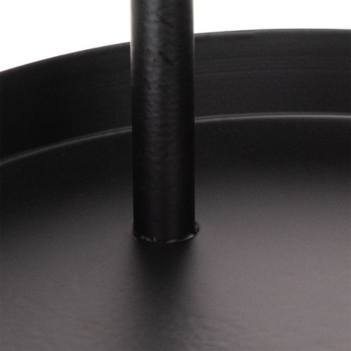 Metal rund dekorativ bakke med to lag, 58 cm | Floristik24.dk