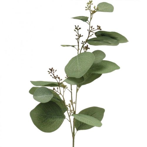Kunstig deco gren eukalyptus med knopper kunstig plante 60cm