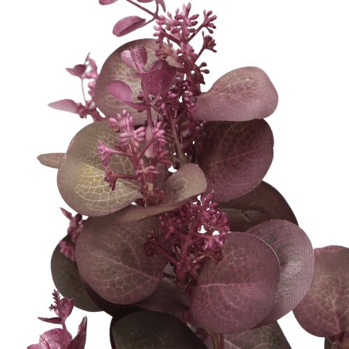 Artikel Dekorativ kunstgren Eukalyptusgren bordeaux 66cm 2stk
