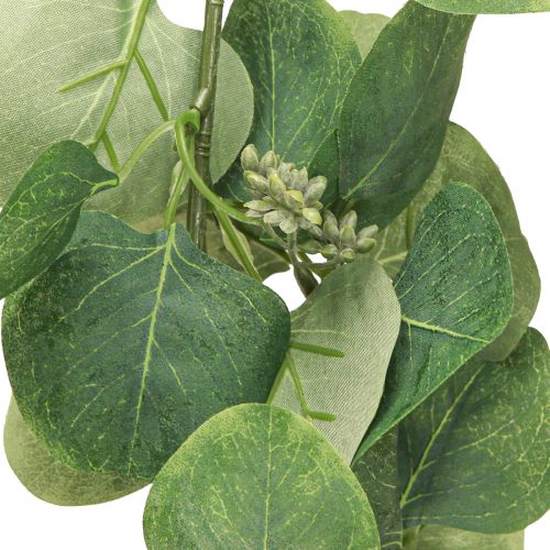 Artikel Kunstig Eucalyptus Grøn Bladguirlande med 2 Øjner 160cm