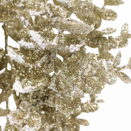 Floristik24 Eucalyptus gren kunstig guld snedækket Eucalyptus julepynt 36cm