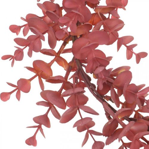 Floristik24 Dekorativ krans eukalyptus rød Kunstig eukalyptus krans Ø32cm