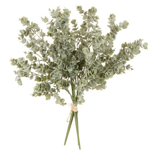Kunstig eukalyptusgren, dekorativ gren til vaser og buketter, 49 cm, 4 stk. | Floristik24.dk