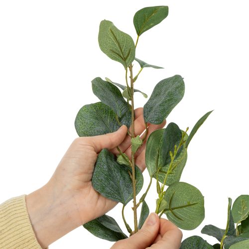 Artikel Kunstig eukalyptusblomst til moderne indretning, 85 cm, 3 stk.